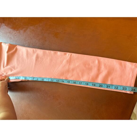 Fabletics Lisette High Waisted Power Hold Leggings Short S/4-6 Coral Coral - Picture 5 of 8